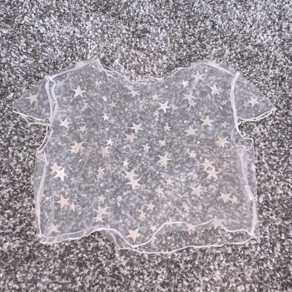 ZAFUL mesh crop top 🤍 - Picture 1 of 1